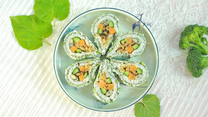 Spring fish floss sushi