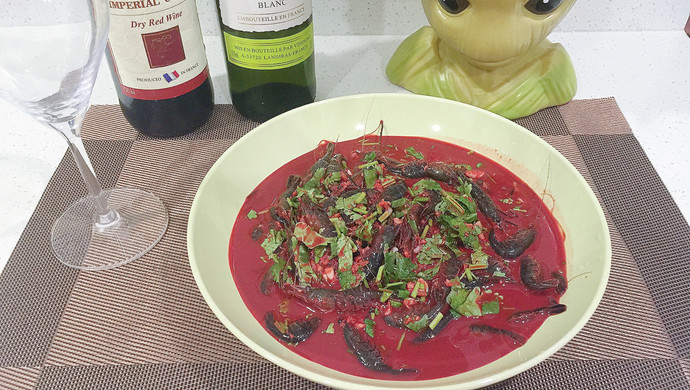 Fermented bean curd and shrimp