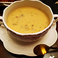 Illustration of the family version of cream of mushroom soup 13