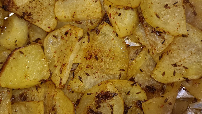 Quick Baked Potato Chips