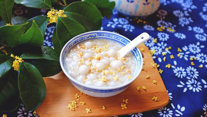 Osmanthus wine dumplings