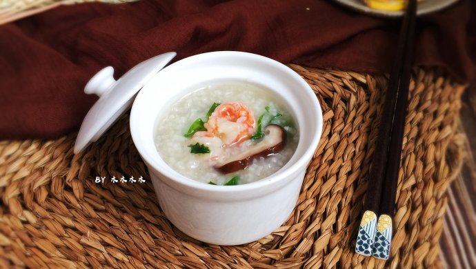 Shrimp, Scallops and Seafood Porridge