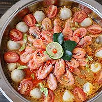 #winterhealingmoment#Canadian Arctic Shrimp Tom Yum Hotpot Recipe Illustration 9