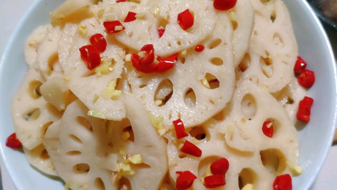 Ginger juice lotus root