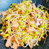 #我的SummerTasteVlog#Summer Vegetarian Bean Sprouts Illustration of how to do it 8