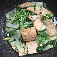 Illustration of how to make fried tofu with milk cabbage 10