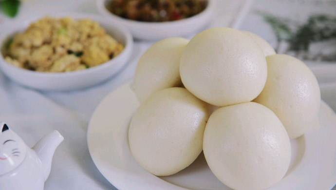 Yam steamed buns