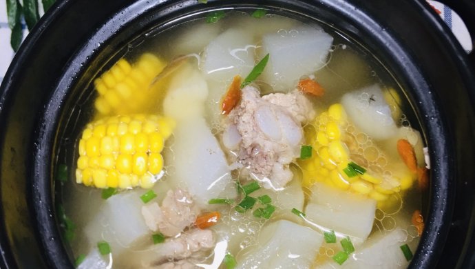 Carrot and Corn Pork Ribs Soup