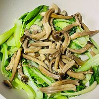 # Lidong the first supplement# Deer antler mushroom, shredded tofu and stir-fried greens Illustration of how to do it 7