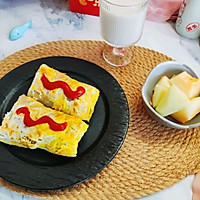 # Workers' Healthy Meal Quick Breakfast Hand Pancake Recipe Illustration 1