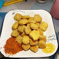 Daily Snacks - Illustration of how to make fried tofu 5