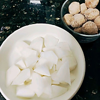 #立东一布# Recipe for nourishing beef meatballs and radish soup Illustration 2