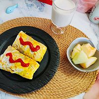 #打 Workers' Healthy Meal Quick Breakfast Hand Pancake Recipe Illustration 12