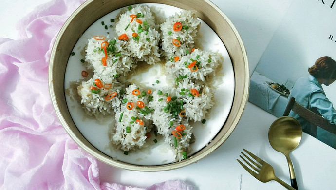 Steamed Pork Ribs with Glutinous Rice