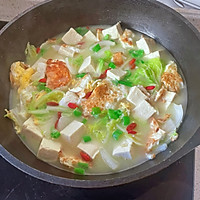 Illustration of how to make cabbage, tofu and egg soup 8