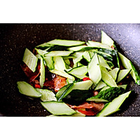 Oyster Sauce Cucumber Bacon#Cooking Beyond, Enjoy Delicious Food# Illustration of how to do it 15