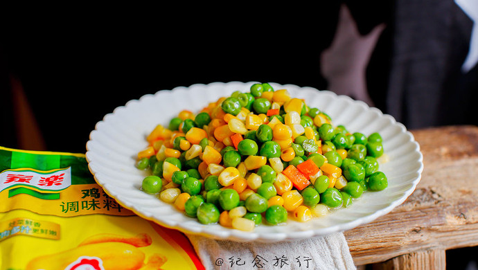 corn peas