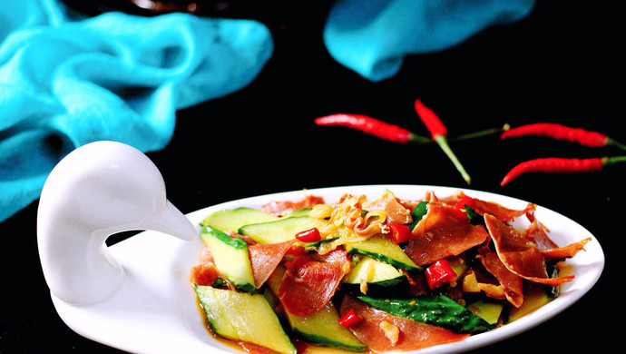 Oyster Sauce Cucumber Bacon