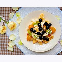 # Spanish Olive Pizza Salad Creative Dishes#Spanish Black Olive Fruit Salad Illustration of how to do it 6