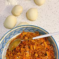 Illustration of how to make vermicelli, bean curd and meat buns 7