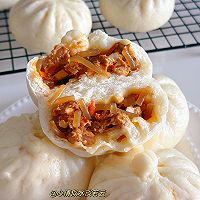 Illustration of how to make vermicelli, bean curd and meat buns 13