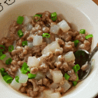 [Baby Complementary Food] Steamed Minced Beef with White Radish Illustration 6 