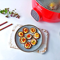 Illustration of how to make mushrooms stuffed with quail eggs in oyster sauce 9