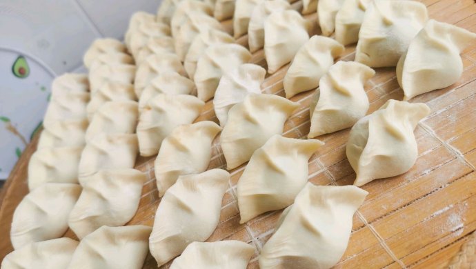 Pork and green onion dumplings