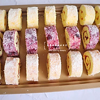 Jam Coconut Cake Roll❗Sour and sweet summer taste Illustration of how to do it 18