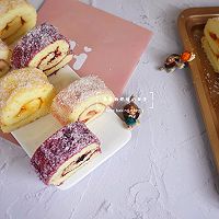 Jam Coconut Cake Roll❗Sour and sweet summer taste Illustration of how to do it 17