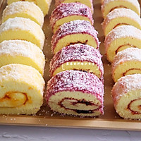 Jam Coconut Cake Roll❗Sour and sweet summer taste Illustration of how to do it 19