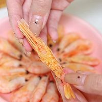 #winterhealingmoment#Canadian Arctic Shrimp Raw Shrimp Colorful Salad Illustration of how to do it 1